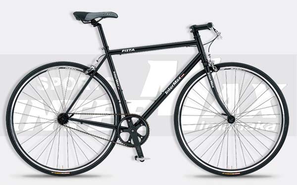 InterMax Pista ピストバイク ブラック クロスバイク