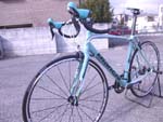 2013年 BIANCHI IMPULSO(ビアンキ インパルソ) シマノ　アルテグラ　完成車 チェレステ　前