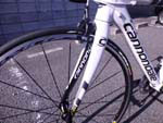 2013年 CANNONDALE CAAD 10 3 ULTEGRA BBQ COLOR キャノンデール キャドテンスリー アルテグラ 完成車 ビービーキューカラー フロントフォーク 実車 写真 画像