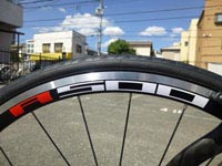 PINARELLO QUATTRO 105 2013 CRB/RED COLOR WHEEL ピナレロ クアトロ 2013年モデル カーボンレッド カラー ホイール