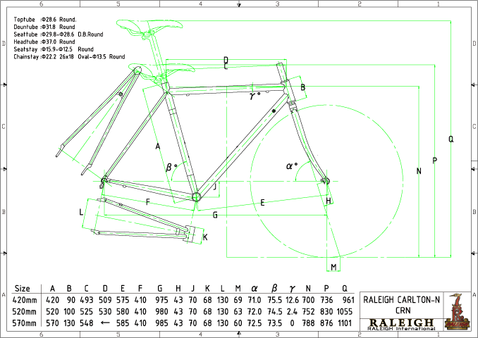 RALEIGH(ラレー) CRN ジオメトリ