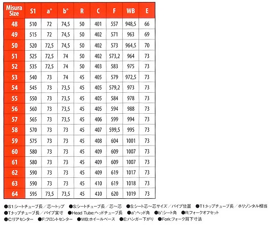 チネリ スーパーコルサ ジオメトリ