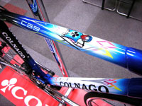 COLNAGO C59 ブルー トップチューブ