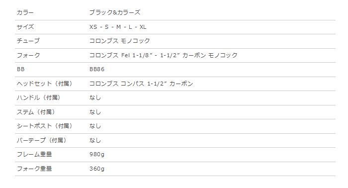 チネリ ストラート ファスター スペック