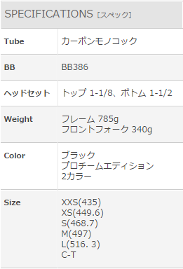 KUOTA KHAN(クオータ カーン) スペック