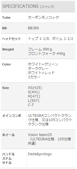 KUOTA KOUGAR(クオータ クーガー) スペック