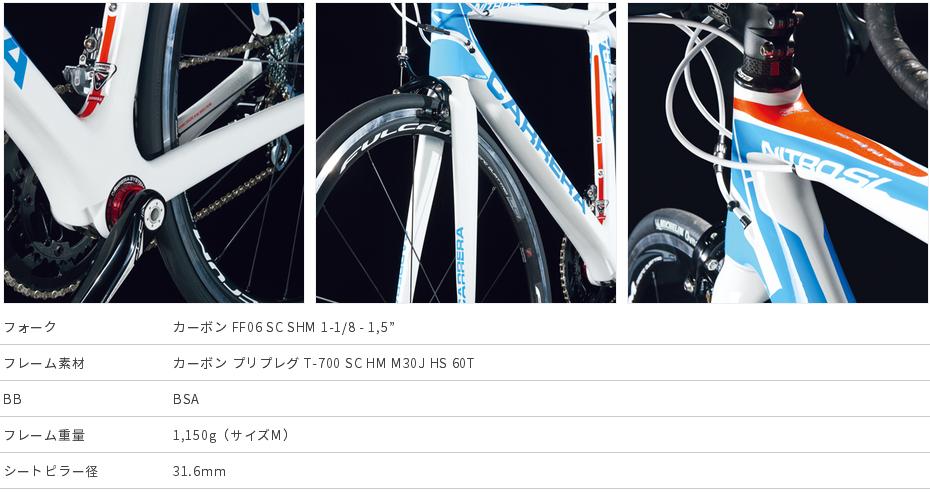 CARRERA NITRO SL FRAMESET(カレラ ニトロ SL フレームセット) 2016 ロードバイク・ロードレーサー 大阪