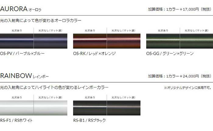パナソニック オーダーシステム ソリッドカラー